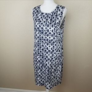 St.Tropez dress linen sleeveless 35" long
